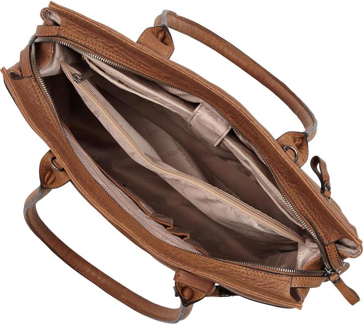 Produktbild Castelijn & Beerens Carisma Schultertasche RFID Leder 38 cm Laptopfach