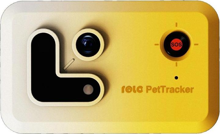 Enabot Rola PetTracker – Hunde-Tracker mit eingebauter Kamera – Gelb