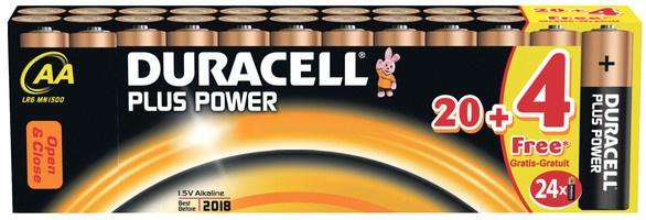 Duracell Plus Power (24 pcs, AA)