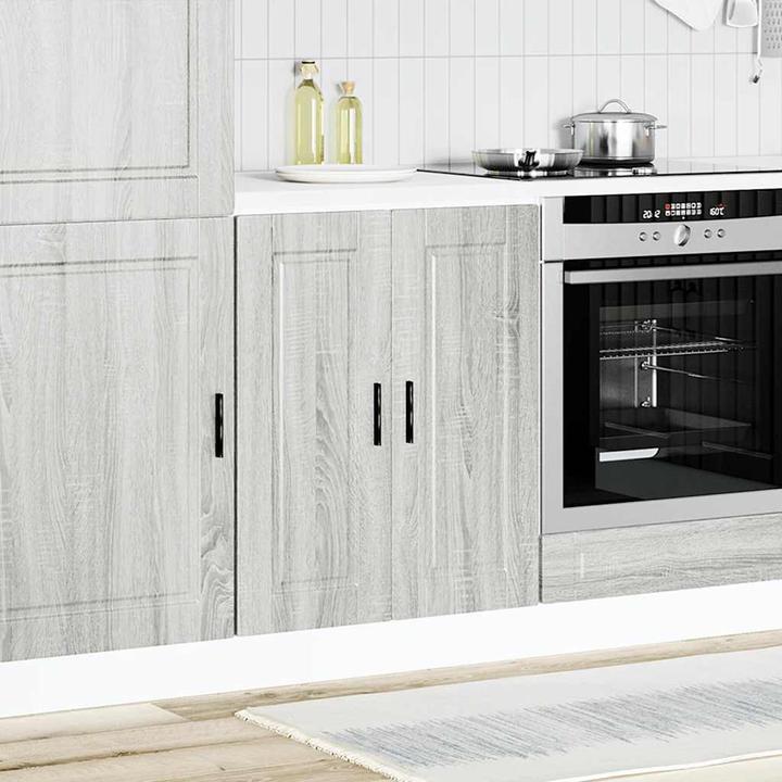 Actual product image VidaXL Kitchen base unit Porto Grey Sonoma wood-based kitchen cabinet