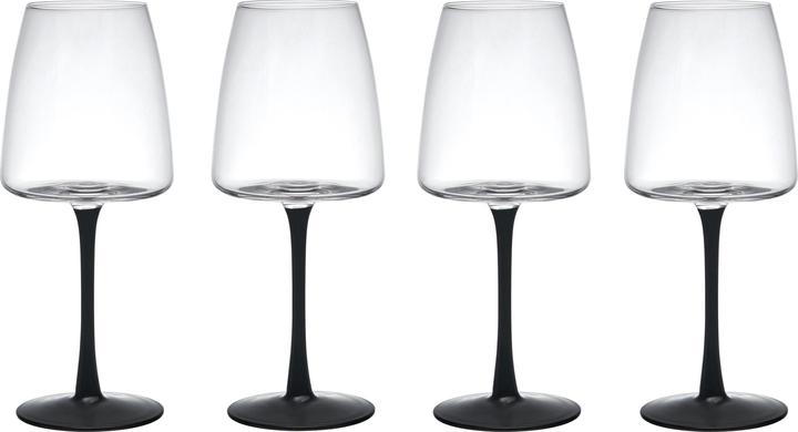 Produktbild Mikasa Palermo Crystal White Wine Glasses, Set of 4, 400ml (40 cl, 4 Gläser, Weissweingläser)