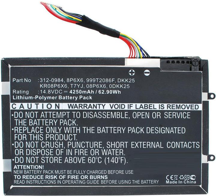Immagine prodotto CoreParts Batteria del computer portatile per Dell (1 Celle, 4250 mAh)