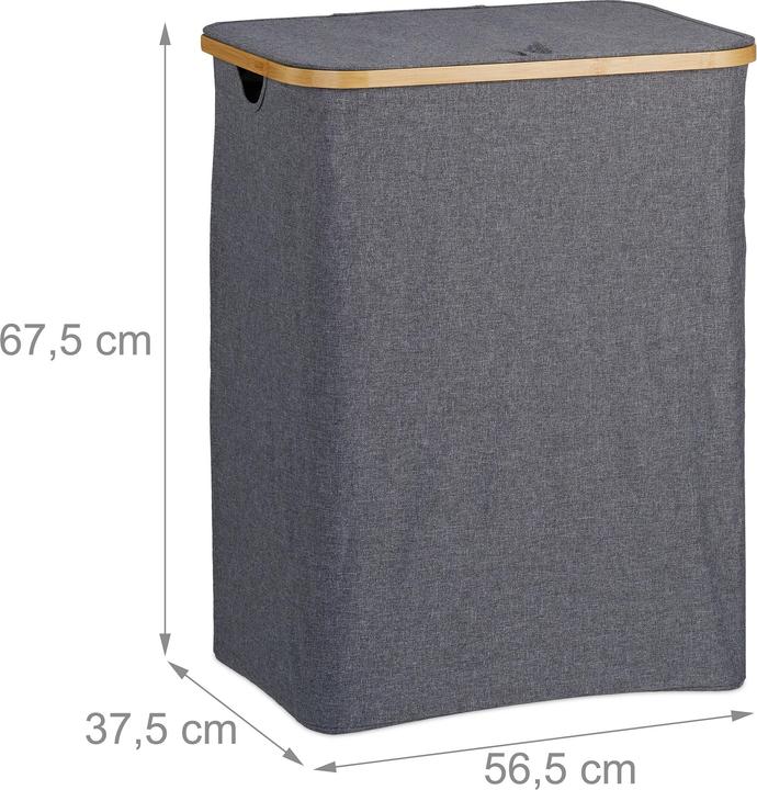 Actual product image Relaxdays Laundry basket (130 l)