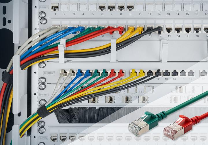 Produktbild Digitus CAT 6A Klasse Ea, F/FTP, Twisted Pair Patchkabel, Cu, LSZH, AWG 32/7, Länge: 3 m, grau (F/FTP, CAT6a, 3 m)