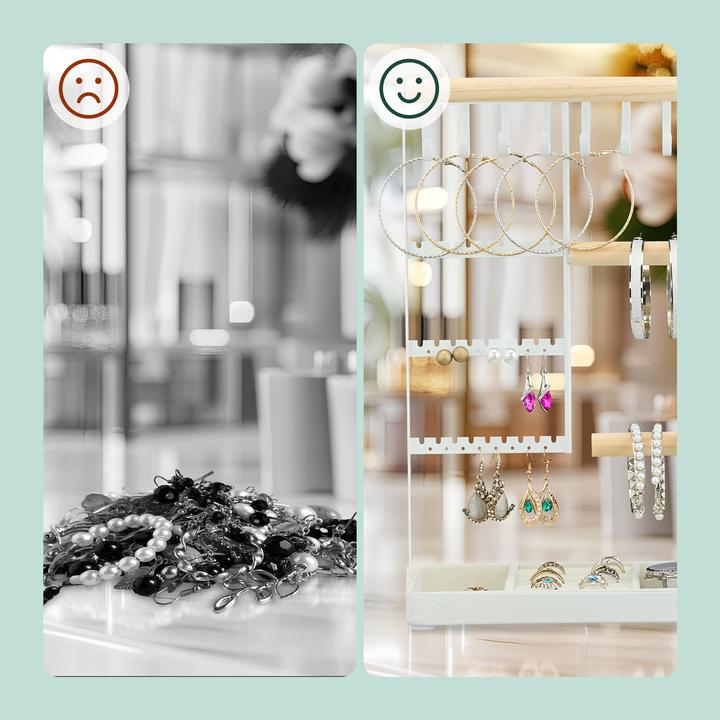 Actual product image Relaxdays Jewellery organiser