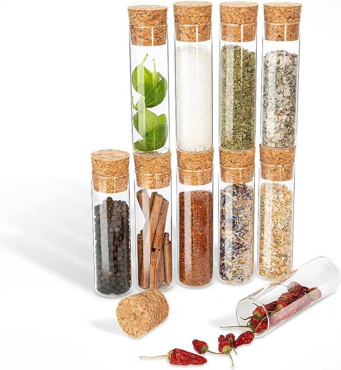 Image du produit Tuuters Gewürzgläser-Set mit Korken (25 Stück) (0.06 l)