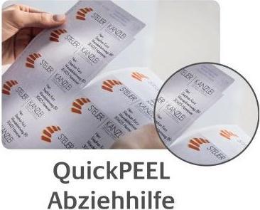 Actual product image Avery Versand labels