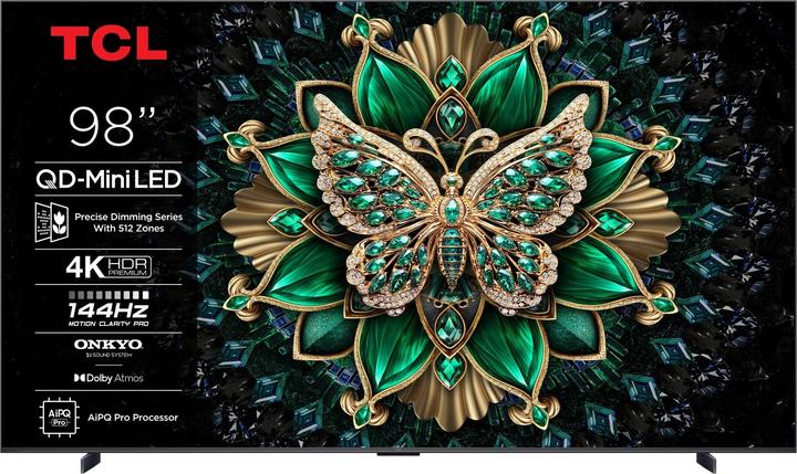Produktbild TCL 98C6K (98", QLED, Mini-LED, 4K, 2025)