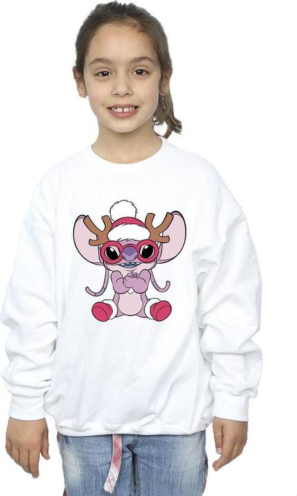 Immagine prodotto Disney Lilo & Stitch Angel Reindeer Felpa Ragazze (128)