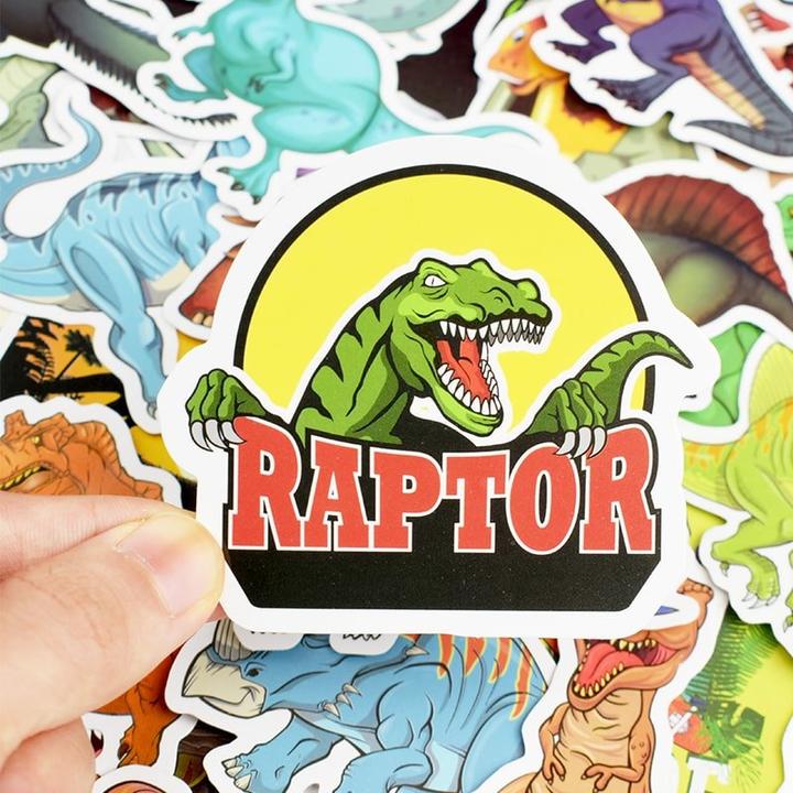 Produktbild JTI Aufkleber, 50er-Pack - Dinosaurier