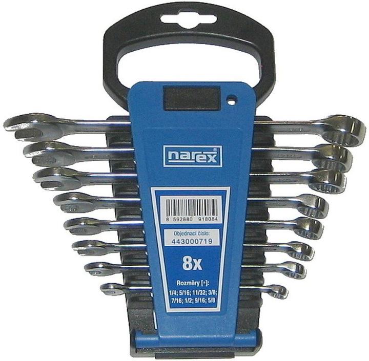 Produktbild Narex Steckschlüssel-Satz 8-teilig Kunststoff. Halter 3113.608, 443000719