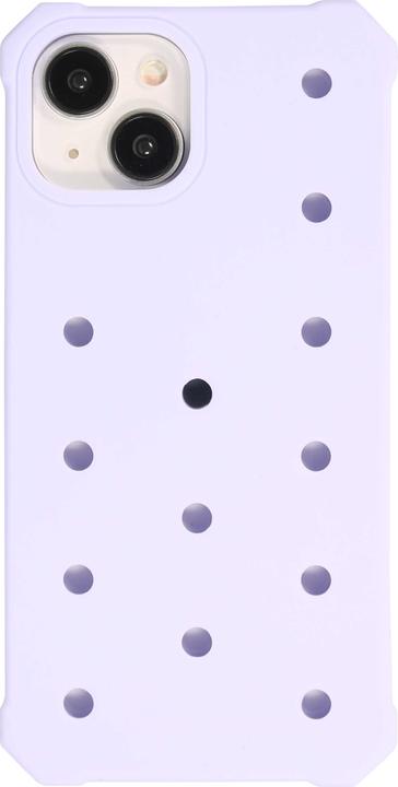 Produktbild PhoneLook Hülle Dicke Silikonhülle mit Löcher für Aufsteck-Sticker Hellblau (Apple iPhone 15)