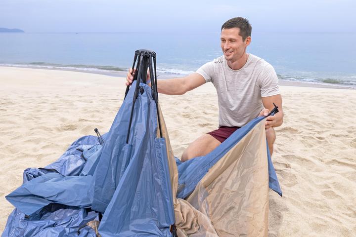Immagine prodotto Bestway Tent Polyester with Ventilation 107/127x240x125 cm Camping & Beach 68144 (Tenda a cupola, 3.30 kg, 4 persone)