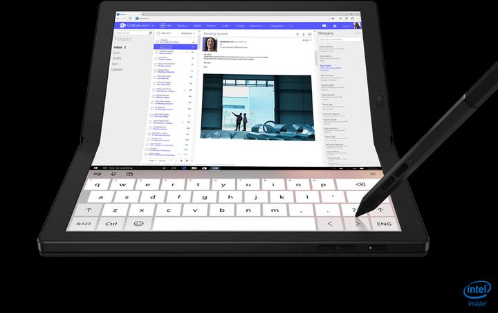 Actual product image Lenovo ThinkPad X1 Fold G1 (13.30", Intel Core i5-L16G7, 8 GB, 512 GB, DE)
