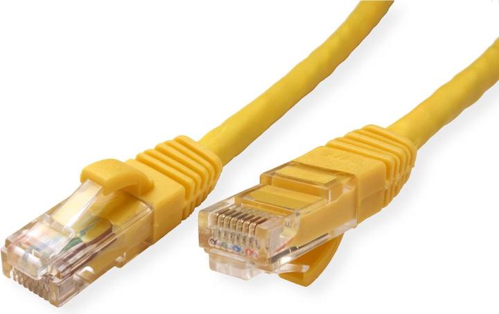 Actual product image Value UTP patch cable cat.6, LSOH, yellow, 1.5m (U/FTP, CAT6, 1.50 m)