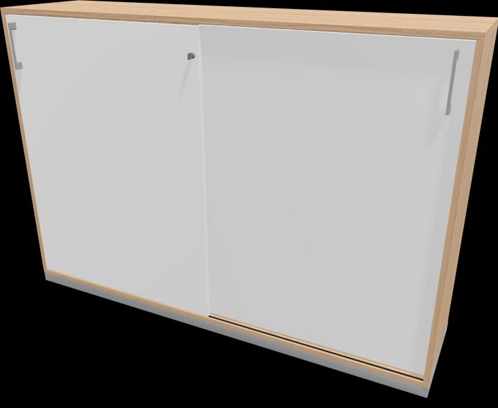 Silver grey, White, Amber oak decor with structure