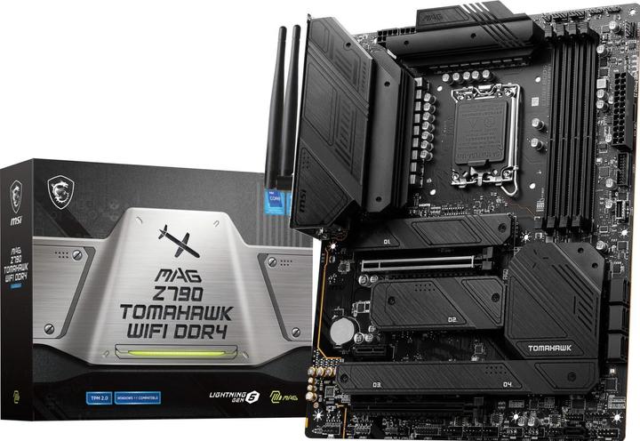 Image du produit MSI MAG Z790 TOMAHAWK WIFI DDR4 (LGA 1700, Intel Z790, ATX)