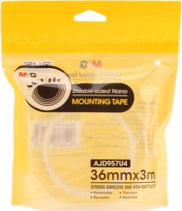 Immagine prodotto M & G Nastro di montaggio Nano Tape biadesivo trasparente 36 mm 3 m (36 mm)