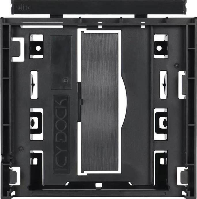 Produktbild Icy Dock 5,25” zu 3,5” + Ultra Slim ODD Frontblenden-Adapter