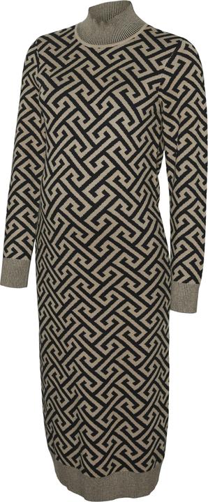 Vero Moda Maternity VMMARIA LS HIGH-NECK CALF DRESS REP Strickkleid
