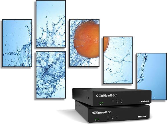Produktbild Matrox QUADHEAD2GO Q155 4K (1 GB)