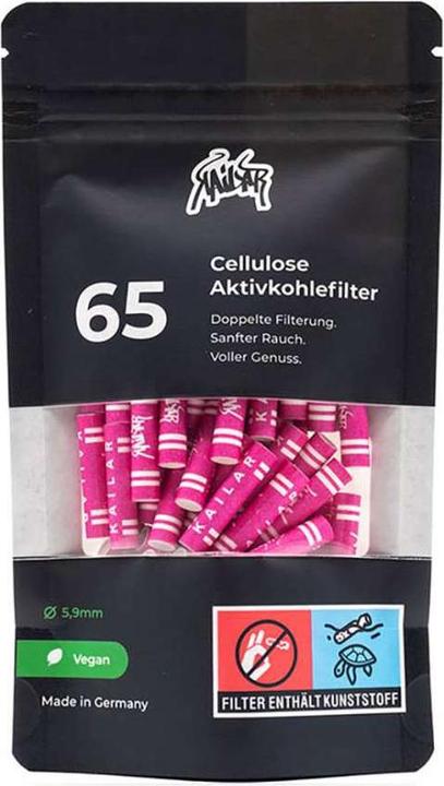 Produktbild Kailar 65 Cellulose Slim Hybrid Aktivkohlefilter - pink