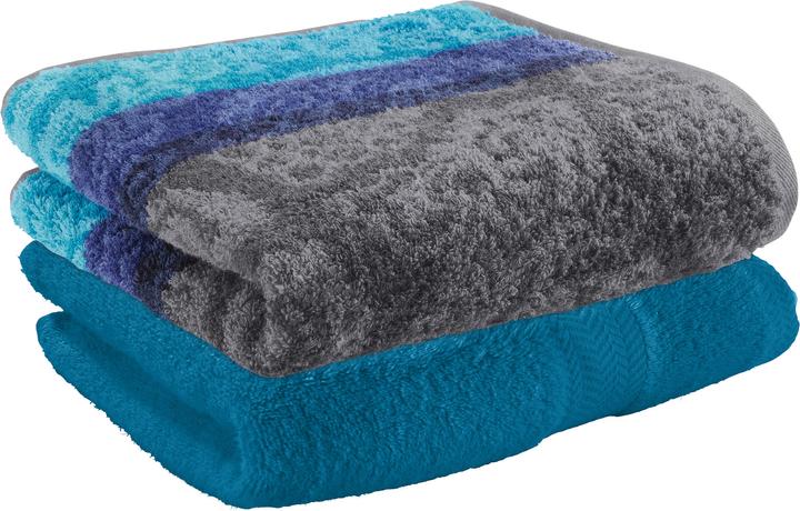 Actual product image Erwin Müller Shower towel set "Paisley" 2-pack (70 x 140 cm)