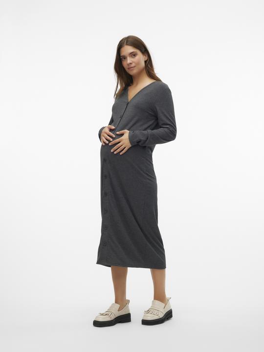 Produktbild Mamalicious Normal geschnitten V-Ausschnitt Midikleid Kleid
