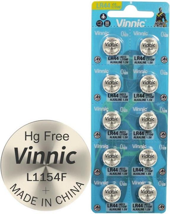Immagine prodotto Vinnic Positive Power (10 pz., LR44, 175 mAh)