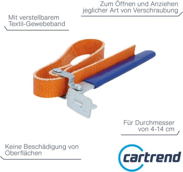 Actual product image Cartrend Oil filter wrench