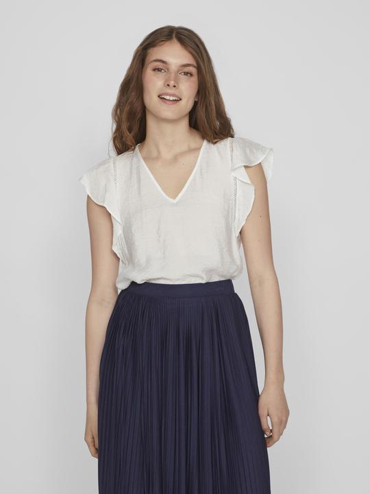 Actual product image Vila Ruched top with short sleeves (40)