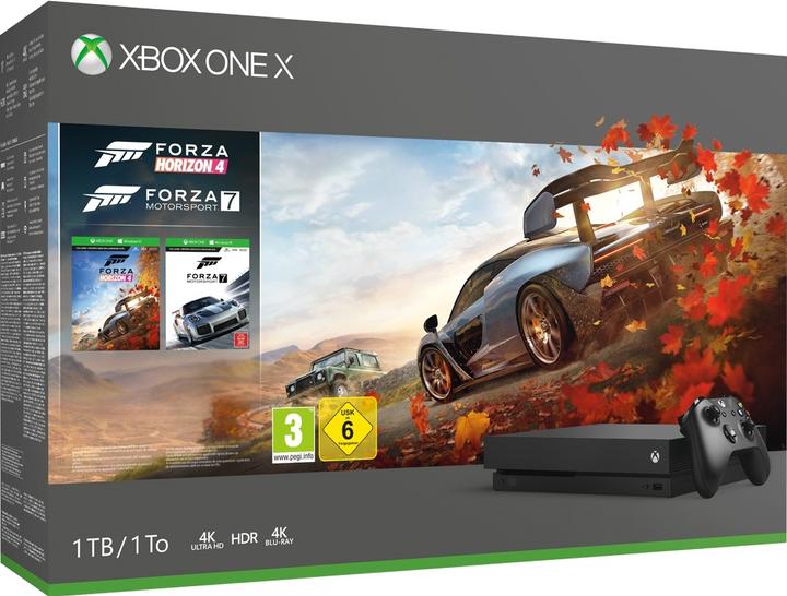 Microsoft Xbox One X - Forza Horizon 4 + FM 7 Bundle