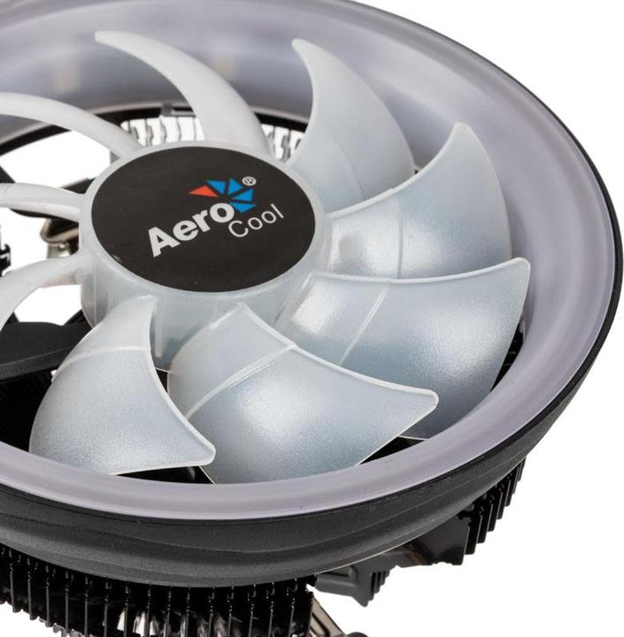 Produktbild AeroCool Core Plus ARGB PWM 4P/12cm Intel/AMD (83 mm)
