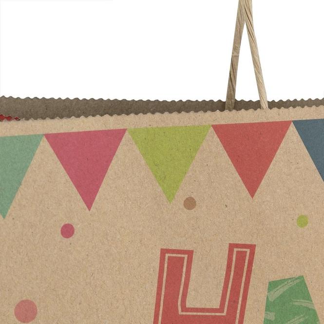 Produktbild Idena Geschenktasche B-Day 33x26x12cm FSC-Mix (Geschenktüte)