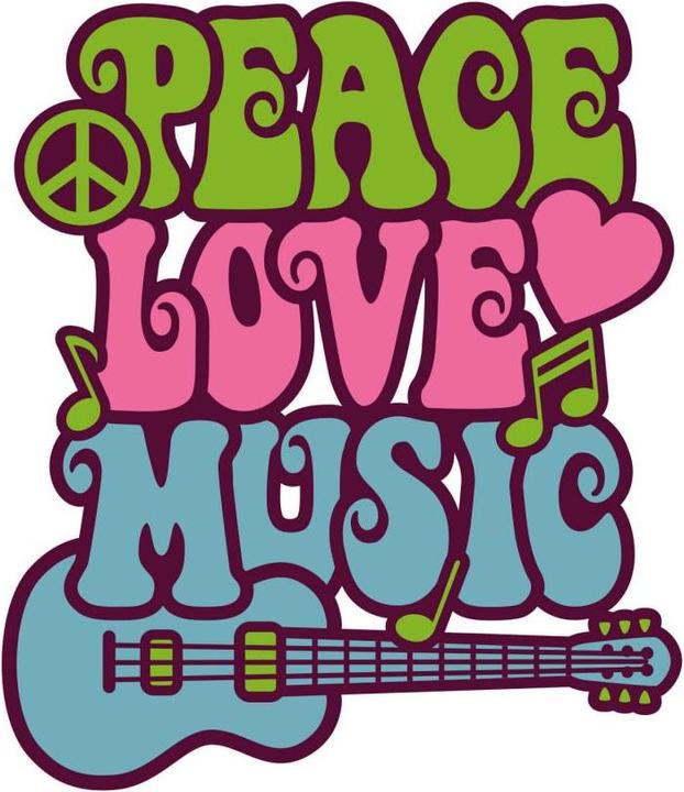 Immagine prodotto Trenddeko Pace Amore Musica 1 (100 x 116 cm, 120 x 140 cm, 80 x 93 cm)