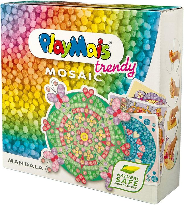 Actual product image PlayMais Trendy Mosaic Mandalas (3,000 pieces)