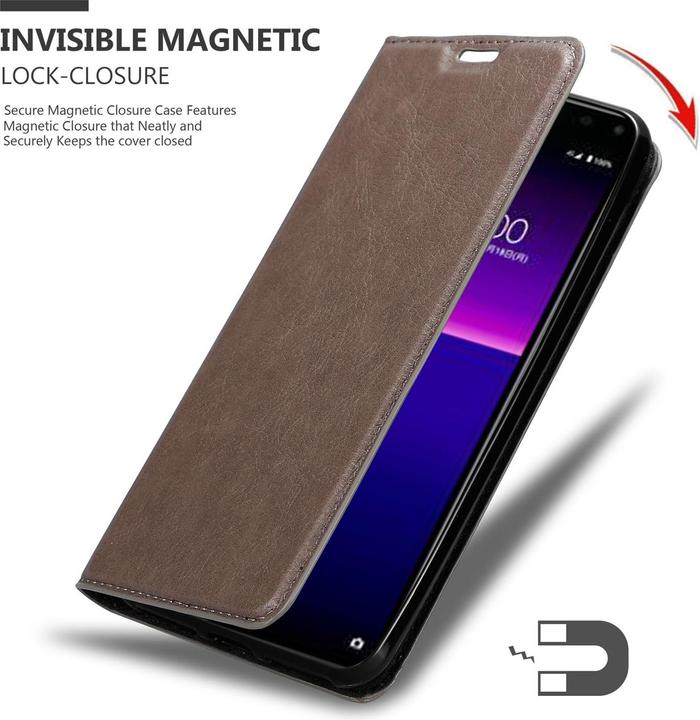 Immagine prodotto Cadorabo Copertina magnetica invisibile del libro (Sony Xperia 20)