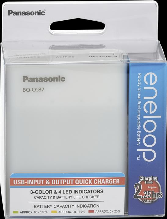 Actual product image Panasonic BQ-CC87 (1 pcs., 1900 mAh, Chargers without battery)