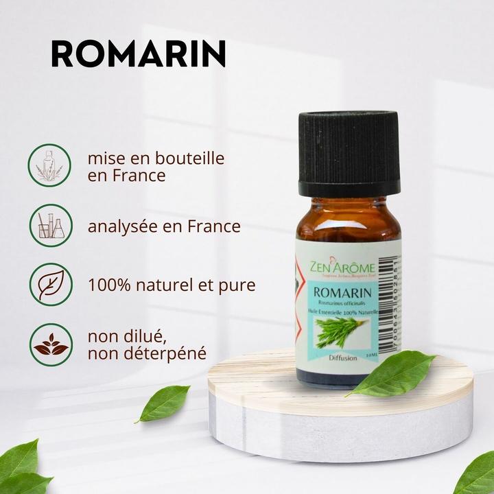 Image du produit Zen Arôme Huile parfumée Huile essentielle de romarin No.47