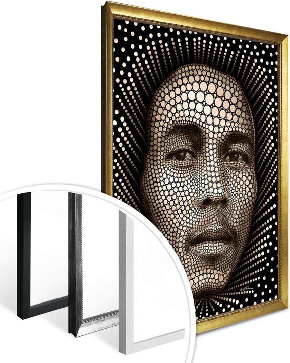 Produktbild Trenddeko Ben Heine - Circlism: Bob Marley (50 x 60 cm)