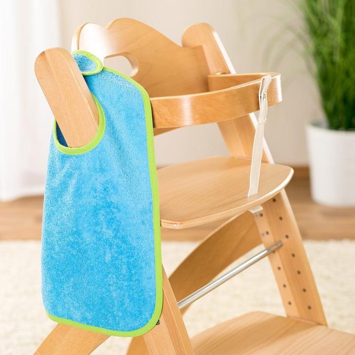 Immagine prodotto Set di 2 bavaglini giganti con bottoni a pressione - ocean lime
