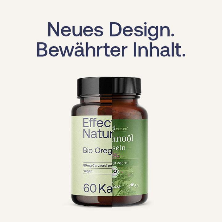 Immagine prodotto Effective Nature Capsule di olio di origano (60 Pezzo/i, Pillole, 30 g)