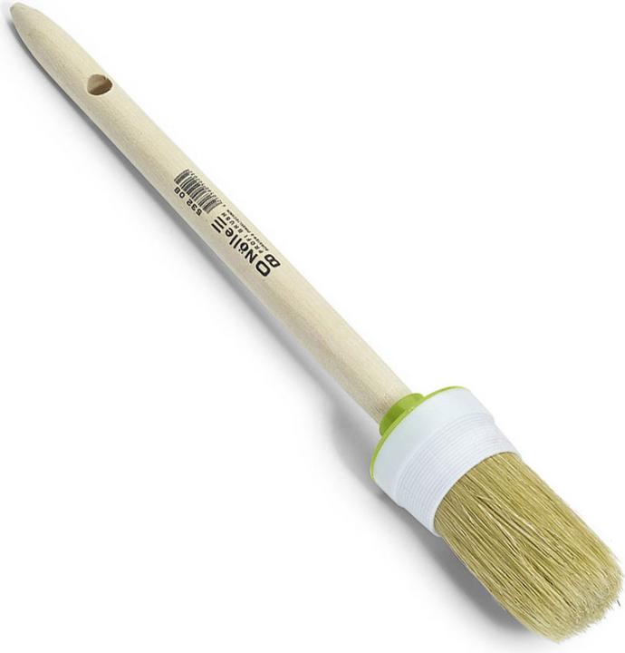 Produktbild HP Autozubehör Ringpinsel Grösse 10 Borstenlänge 45 mm 40 mm helle Mischborste roher Holzstiel (40 mm)