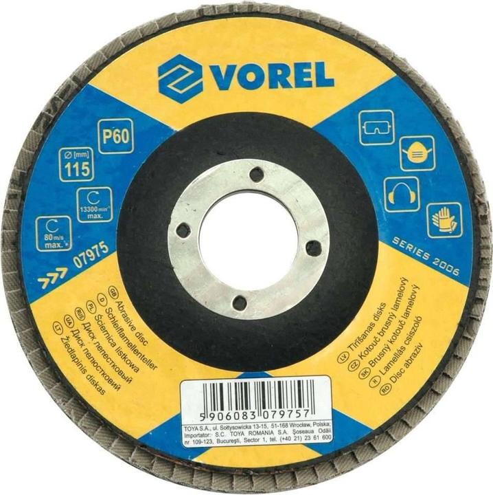 Immagine prodotto Toya Disco di smerigliatura a fiamma 125 mm P60 (P60)