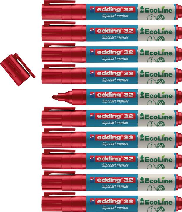 Actual product image Edding Flipchart Marker 31 (Red, 3 mm, 1 x)