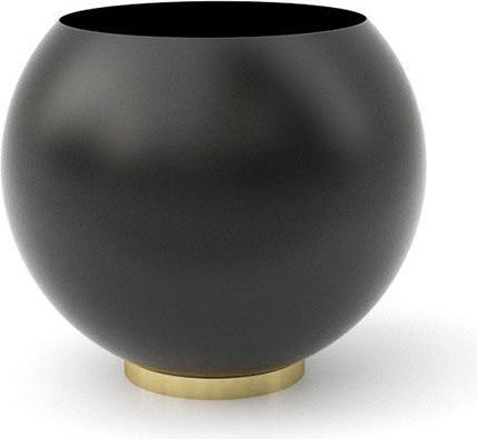 Actual product image Aytm Globe flower pot black Ø 43 cm