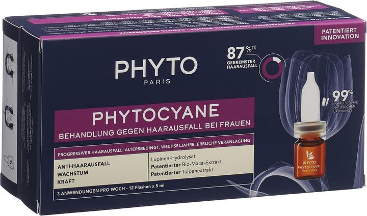 Phyto Phytocyane Women Prog deutsch/italienisch 12 Fl 5 ml (5 ml)