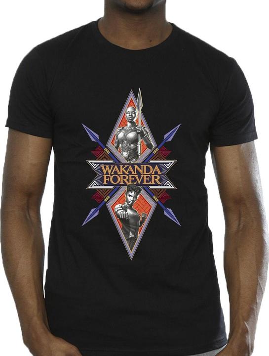 Produktbild Wakanda Forever Tribal Spear Chest TShirt (XL)