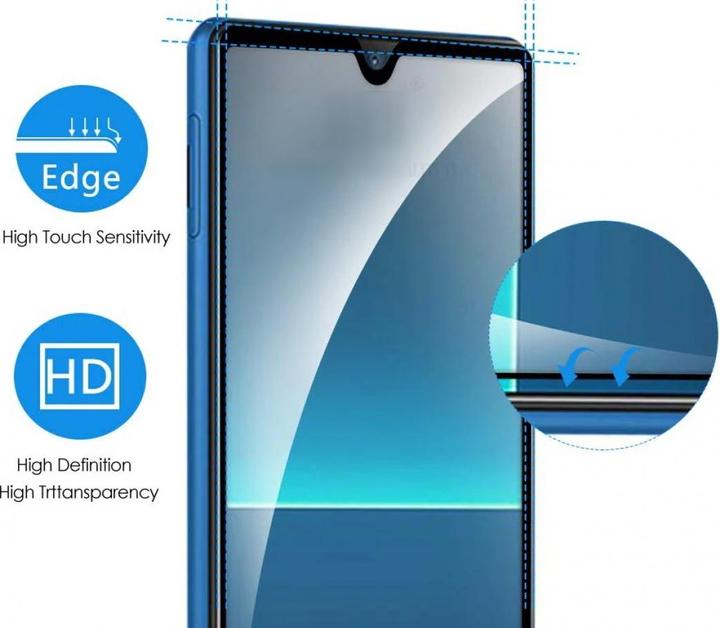 Produktbild Screenguard Sony Xperia L4 Full Screen Panzerglas Schutzfolie 2.5D 9H (1 Stück, Sony Xperia L4)