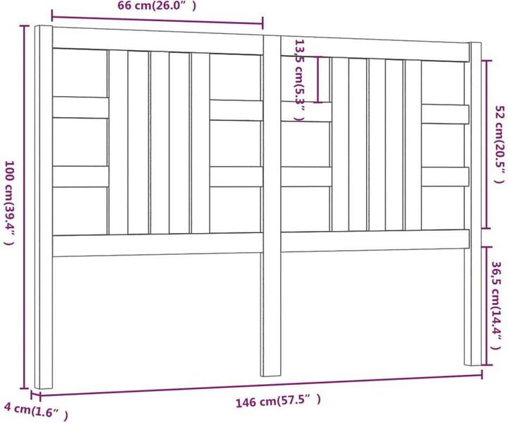 Immagine prodotto VidaXL Lior (146 x 4 x 100 cm)